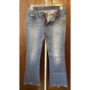 Vintage Lucky Brand Dungarees Sweet N Low USA Made Flare Jeans Size 14/32